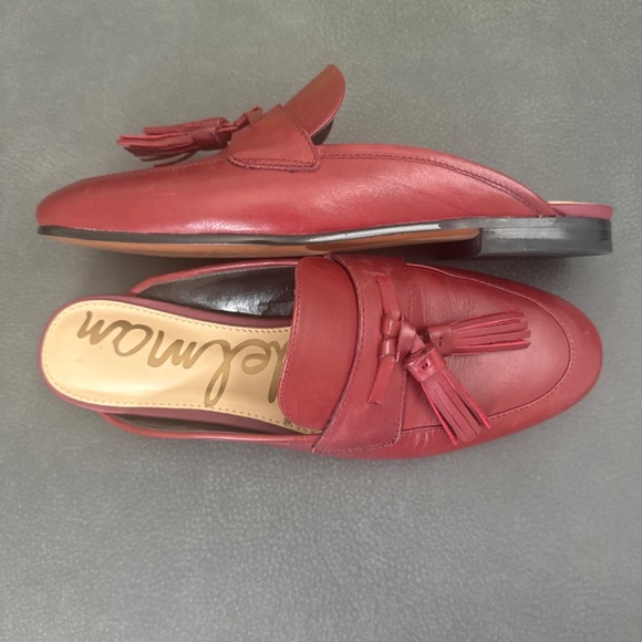 Sam Edelman Dark Red Leather Mule 6.5 - Picture 6 of 6